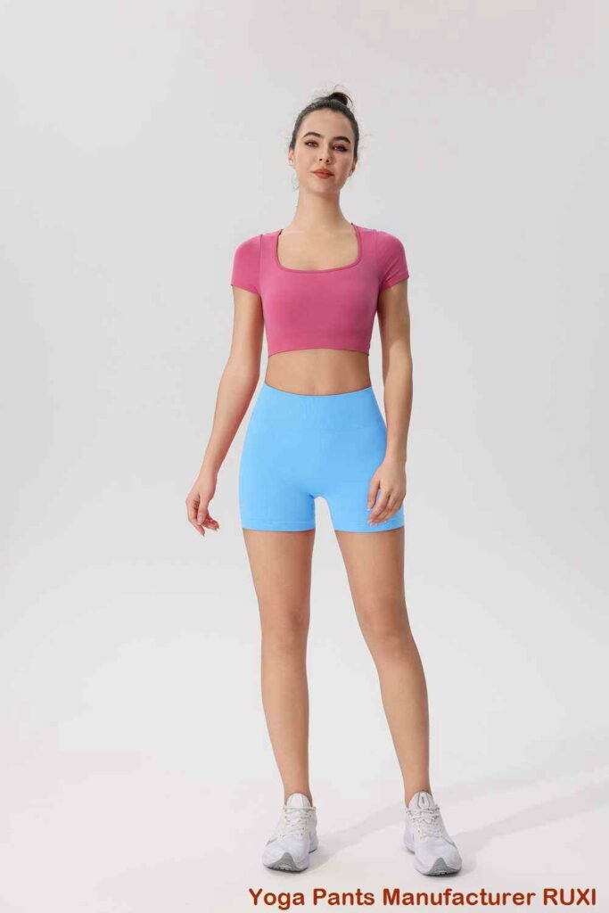 Saumattomat korkeavyötäröiset joogahousut Ruxi fi109